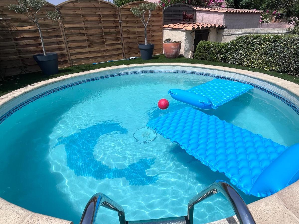 Piscine Cosy, 3 Chambres, 3 Sdb, Havre De Paix A 10 Min Des Plages Mauguio Dış mekan fotoğraf