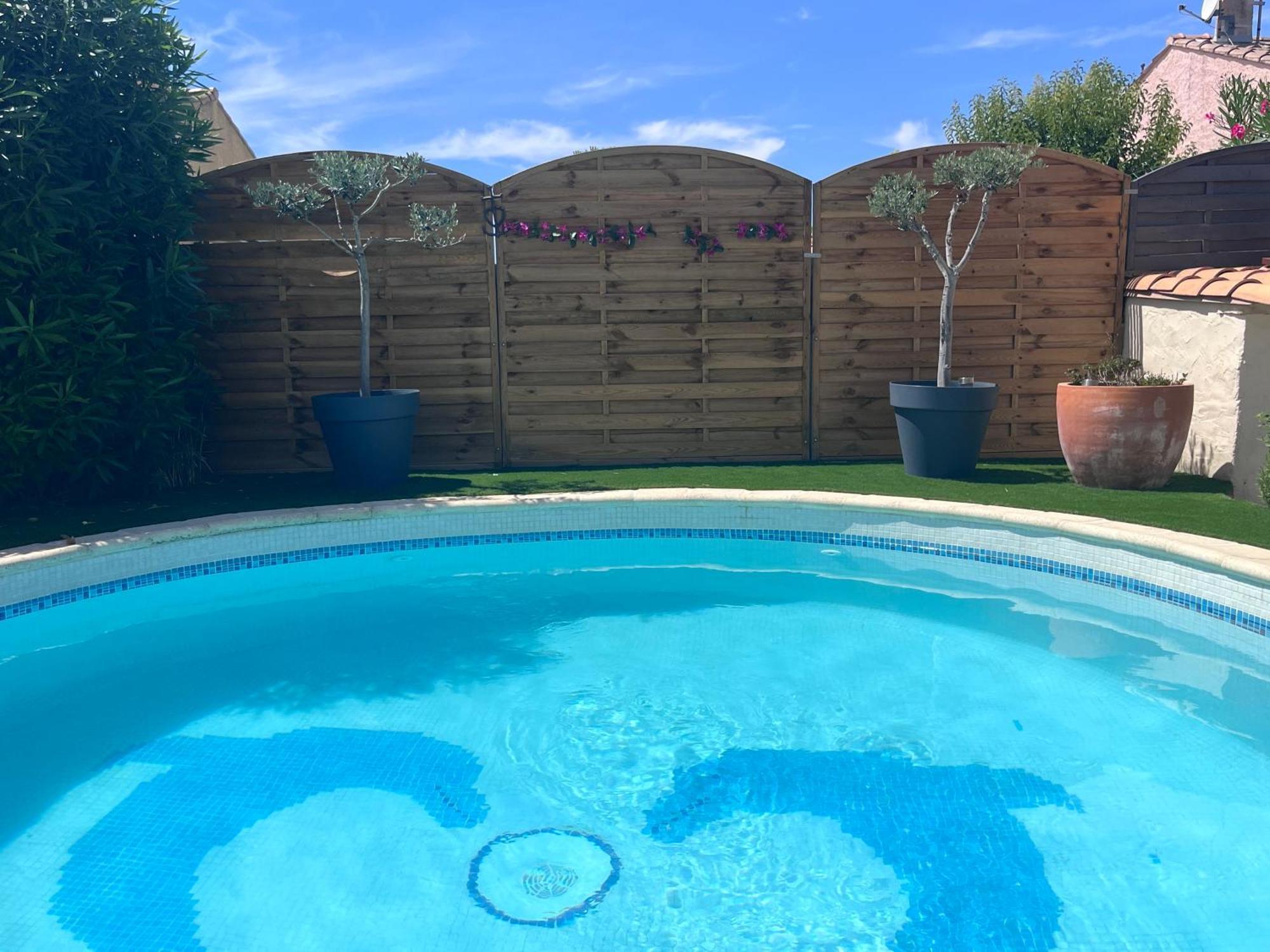Piscine Cosy, 3 Chambres, 3 Sdb, Havre De Paix A 10 Min Des Plages Mauguio Dış mekan fotoğraf